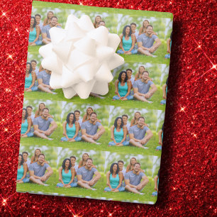 Papel De Presente Foto de Família Personalizada