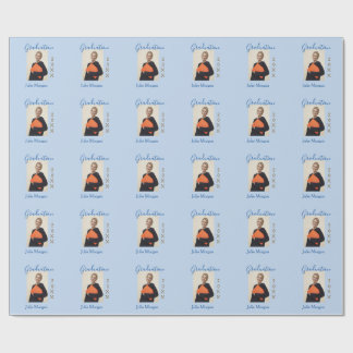 Papel De Presente Foto de formatura ano dourado marrom 20XX nomesimp