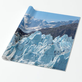 Papel De Presente Foto de Paisagem da Baía de Glacier do Alaska
