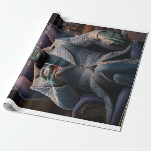 Papel De Presente Foto do perfil de Halloween, monstro de Frankenste