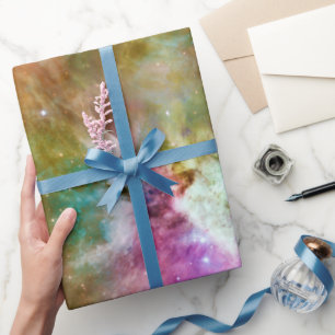 Papel De Presente Foto Espacial Decorativa da Nebula do Orion Galaxy