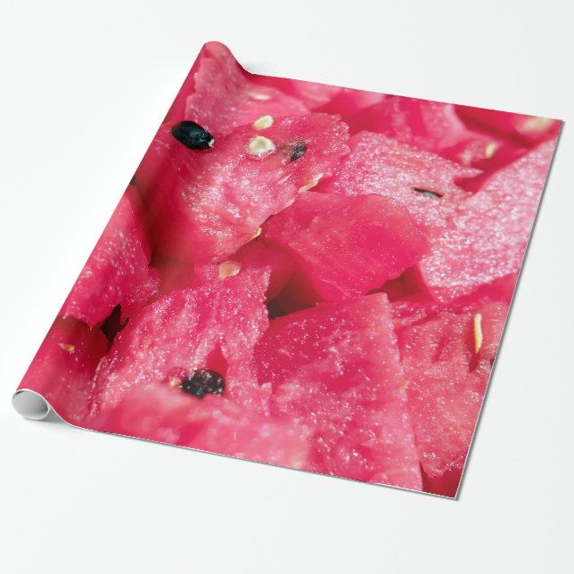 Papel De Presente foto frutado fresca da salada cortada da melancia (Desenrolado)