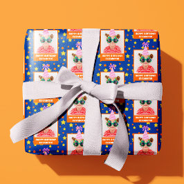 Papel De Presente Foto para crianças personalizadas Parabéns com cha