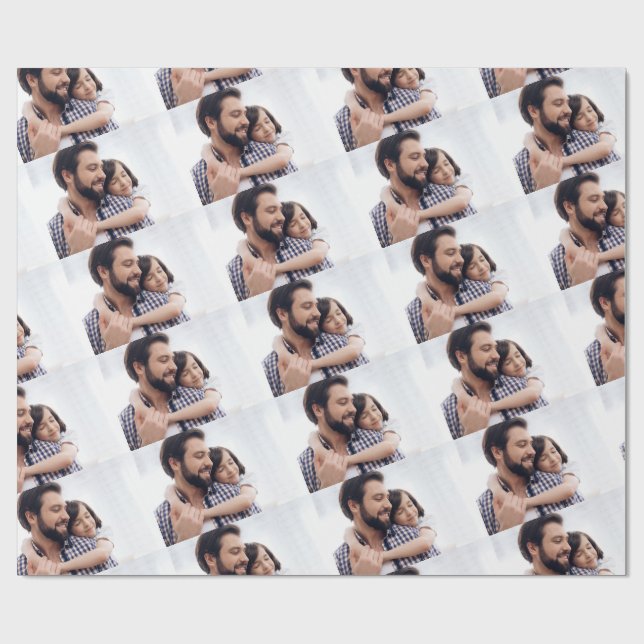 Papel De Presente Foto Personalizada Custom (Aberto)