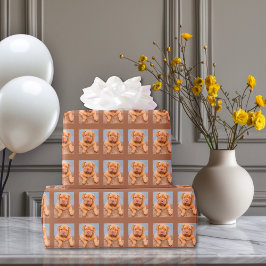 Papel De Presente Foto personalizada da mãe de cão