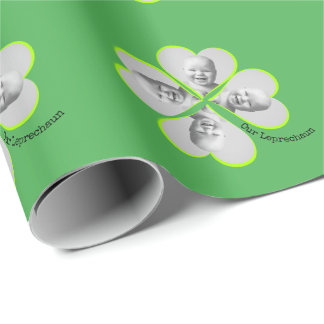 Papel De Presente Foto personalizada do Shamrock