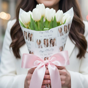 Papel De Presente Foto Personalizada MÃE Feliz Dia das Mães