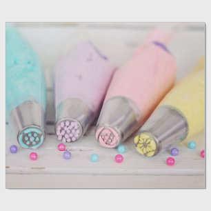 Papel De Presente Fotografia das ferramentas de decoração de bolos c