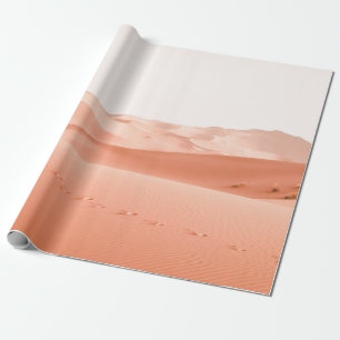 PAPEL DE PRESENTE FOTOGRAFIA EM PAISAGEM DE DESSERT