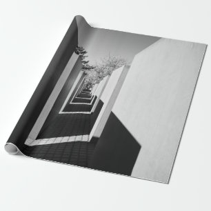 PAPEL DE PRESENTE FOTOGRAFIA GRAYSCALE DE BECO
