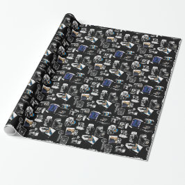 Papel De Presente Fotógrafo Capturou Formatos de Câmera Antigos