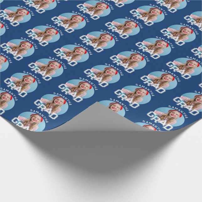 Papel De Presente Fotos de Formatura Simples Modernas de Ensino Médi (Ponta)