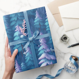 Papel De Presente Fox Wonderland Ártico