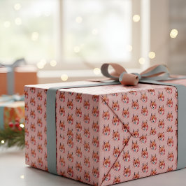 Papel De Presente Fox Wrapping Paper