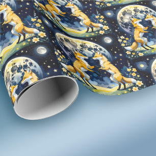 Papel De Presente Foxtrot by Moonlight