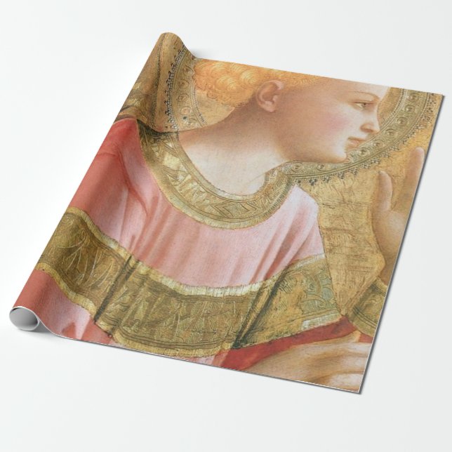 Papel De Presente Fra Angelico - Archangel Gabriel Annunciate (Desenrolado)