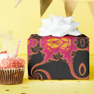 Papel De Presente Fractal extravagante