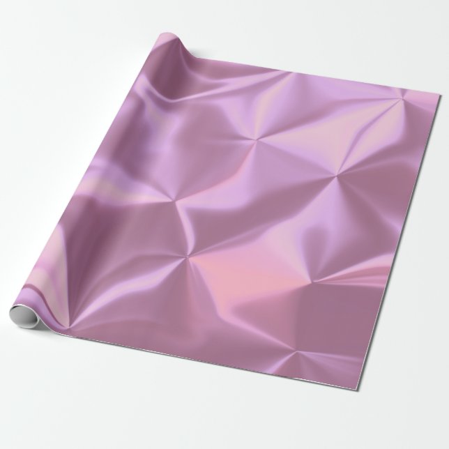 Papel De Presente Fragmento de Bronze Abstrato Padrão Misto (Desenrolado)
