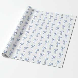 Papel De Presente Fragmento de presente azul Arco