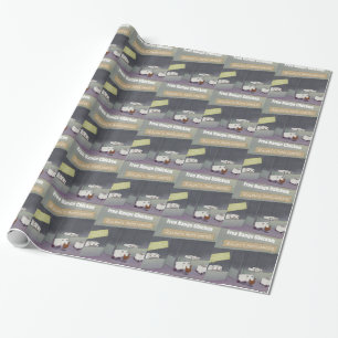 Papel De Presente Frango Engraçado de Vida Livre Rick London