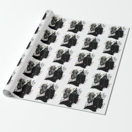 Papel De Presente Frankenstein Sexta