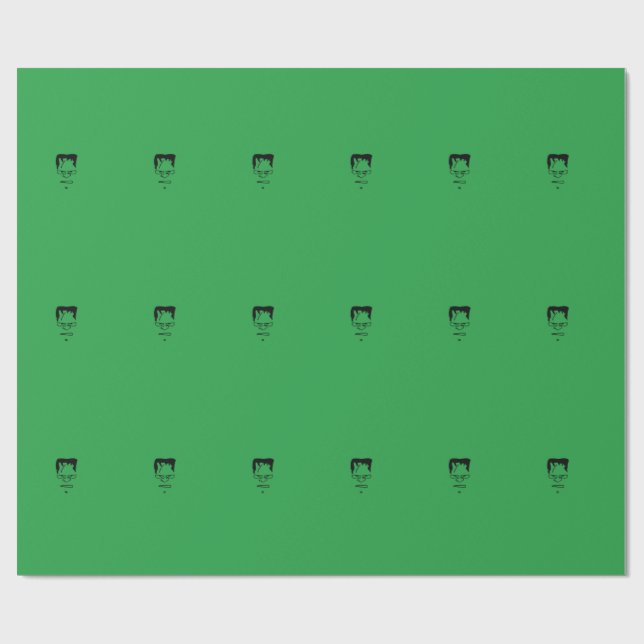 Papel De Presente Frankenstein Wrapping Paper (Aberto)