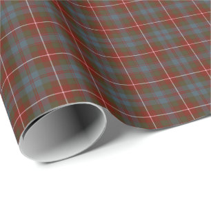 Papel De Presente Fraser de Lovat resistiu ao Tartan do clã