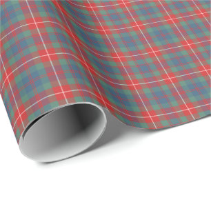 Papel De Presente Fraser do Tartan antigo do clã de Lovat