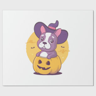Papel De Presente French Halloween