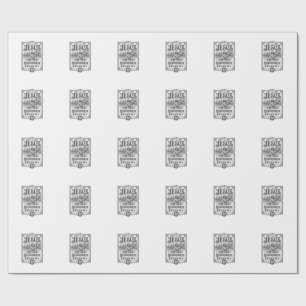 Papel De Presente Frequência da Onda Sonora de Jesus Frequência da O