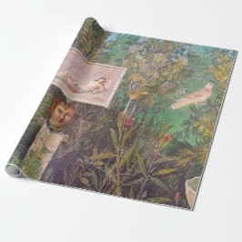 Papel De Presente Fresco de uma Cena de Jardim, Pompeia