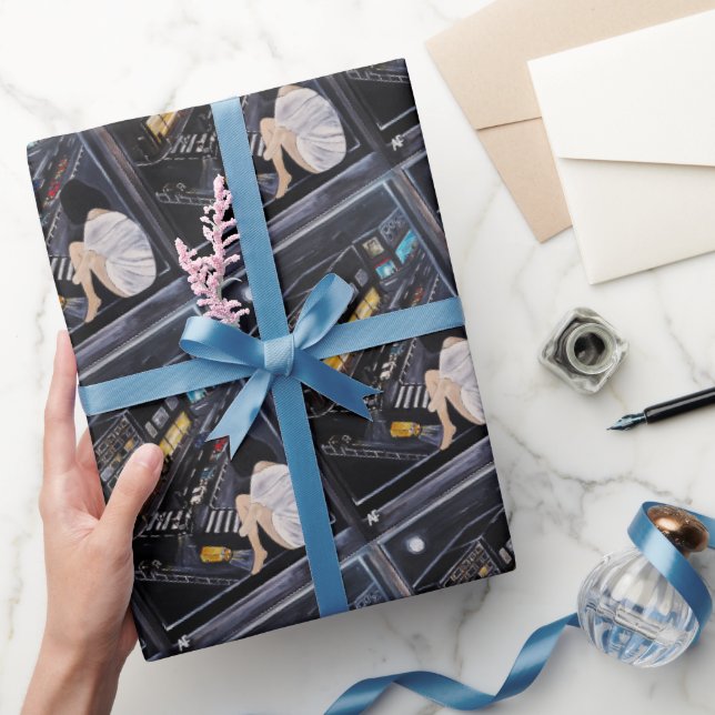 Papel De Presente Friday Night Painting by Alfred Fox (Presentear)