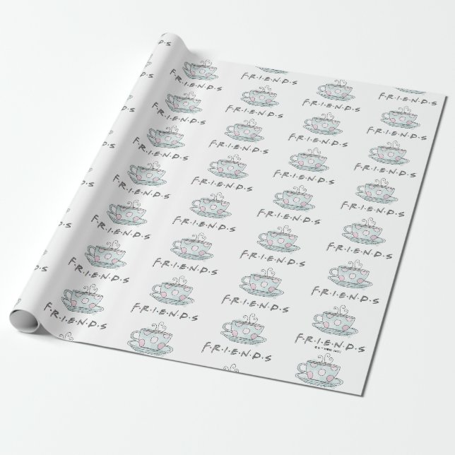 Papel De Presente FRIENDS™ | Caneca Aquarela (Desenrolado)