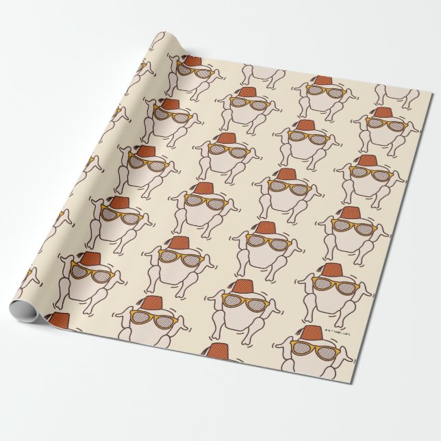 Papel De Presente FRIENDS™ | Dia de Ação de Graças dos Amigos (Desenrolado)