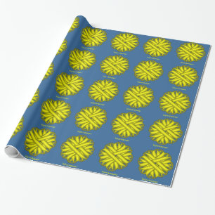Papel De Presente Friso Amarelo por Kenneth Yoncich
