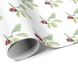 Papel De Presente Fruit Cherry 004 — Wrapping Paper