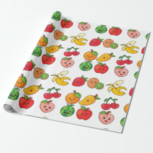 Papel De Presente Fruta