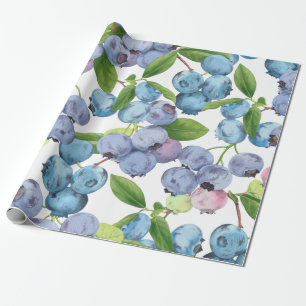 Papel De Presente Fruta de Amorango Grande com Aquarela