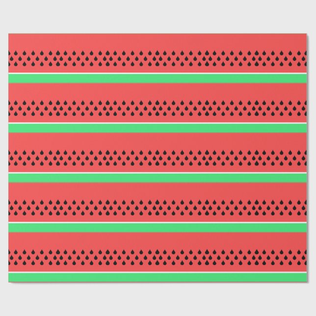 Papel De Presente fruta de melancia verão (Aberto)