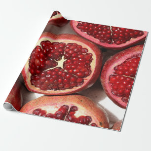 Papel De Presente Fruta Juicy Pomegranate