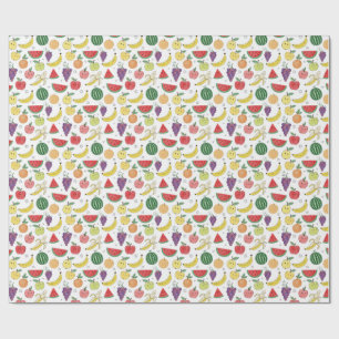 Papel De Presente frutas