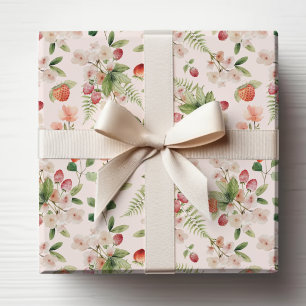 Papel De Presente Frutas Boho