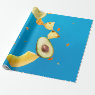 Papel De Presente Frutas bonito