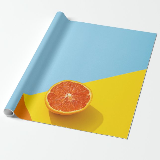 Papel De Presente Frutas coloridas (Desenrolado)