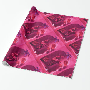 Papel De Presente FRUTAS DA SEASON - PROSPERITY Fuchsia Red Pink