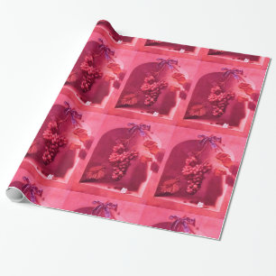 Papel De Presente FRUTAS DA SEASON - PROSPERITY Fuchsia Red Pink