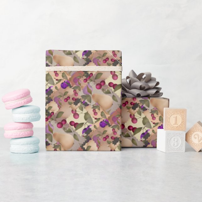 Papel De Presente Frutas, patch (Chá de bebê)