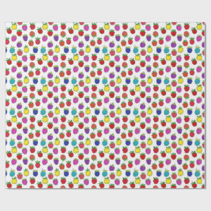 Papel De Presente frutas silvestres