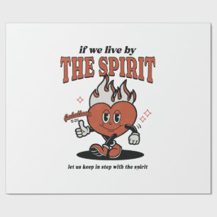 Papel De Presente Fruto do Espírito - Viva pelo Espírito