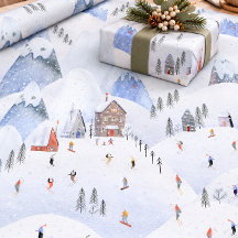 Fui Esquiar Para O Natal Montanha Nevada Esquiador